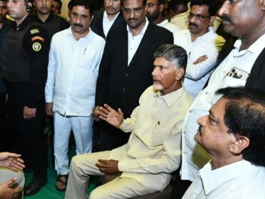 tdp chief chandrababu naidu meeting with family members canceled ksp