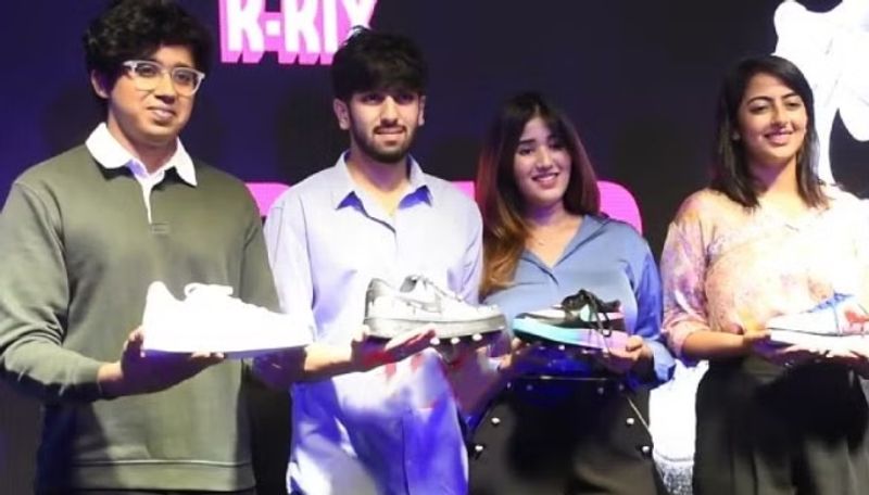 Dayanidhi Maran Daughter and Son launches new customized sneaker business ans