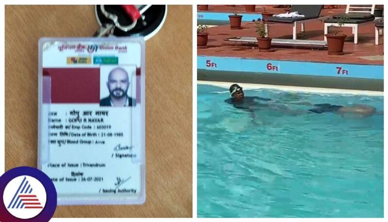 kerala based bank officer found dead in Mangaluru  moti mahal hotel swimming pool gow