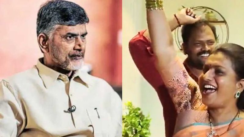 Andhra Minister, actress Roja celebrates after court remands TDP chief Chandrababu Naidu-rag