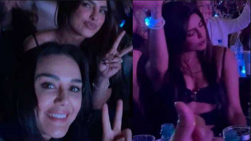 Priyanka Chopra attends the Jonas Brothers concert with Preity Zinta rav