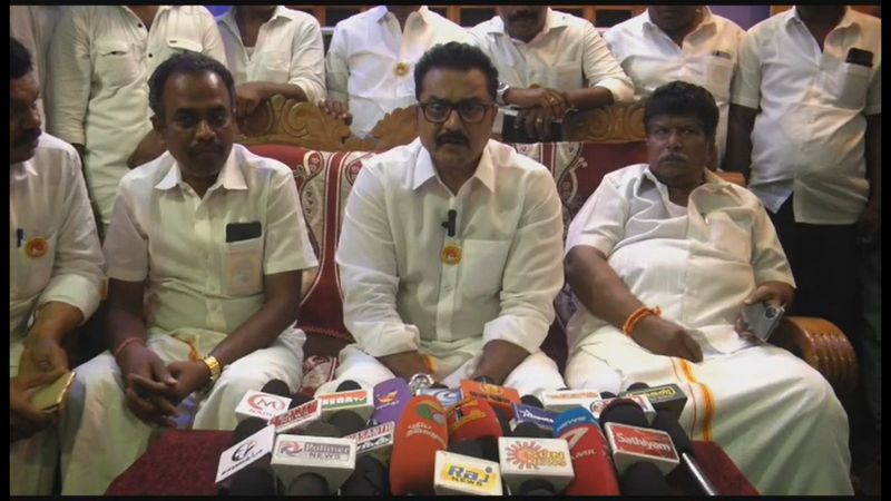 samathuva makkal katchi president sarathkumar welcomes one nation one election scheme vel