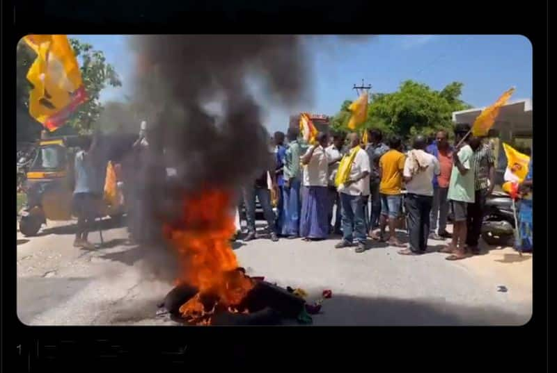 Chandrababu Naidu's arrest: protests of TDP workers are tense in many areas RMA