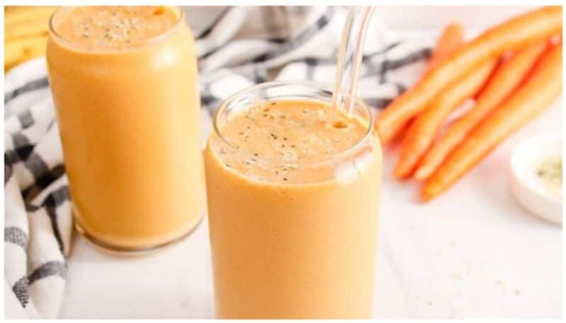 easy and tasty carrot milk shake recipe-rse- 