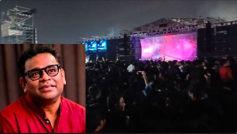 Massive chaos at music maestro Rahmans concert Organizer sold 1 lakh tickets for 10,000 gathering capacity venue akb