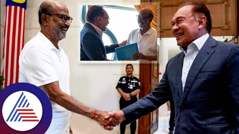 Rajinikanth meets Malaysian Prime Minister Anwar Ibrahim suc