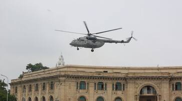 helicopter started hovering till 15 minute on up assembly house