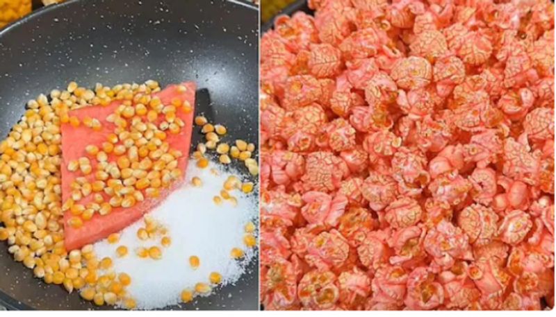 Watermelon Popcorn video is viral on social media azn 