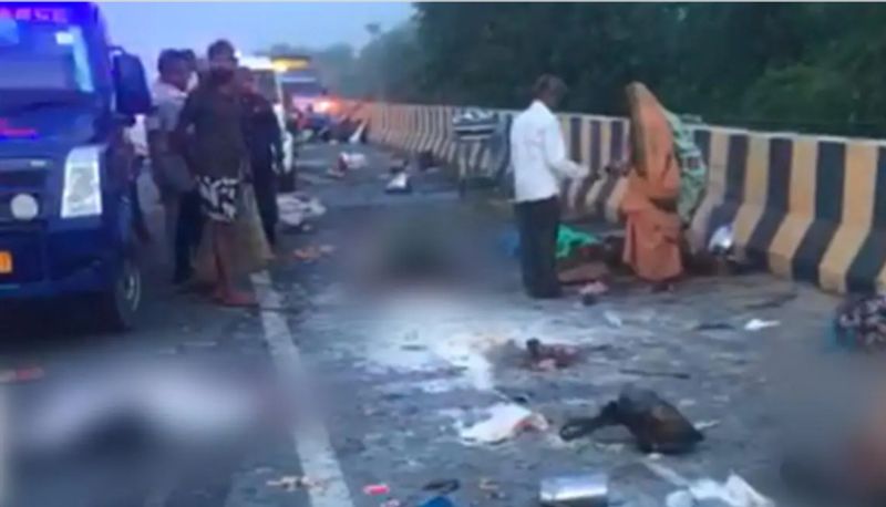 Rajasthan Bharatpur road accident 11 Killed 15 Injured joy