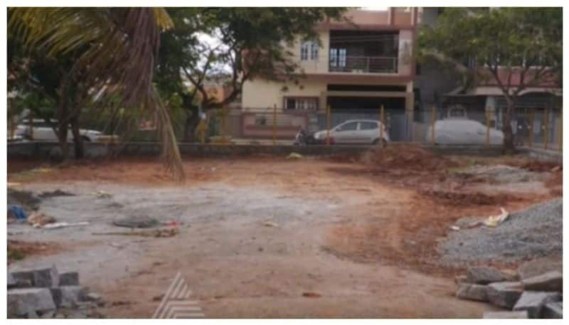 Road becoming park in tumkur nbn