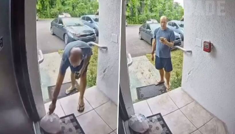 DoorDash delivery driver faces backlash for spitting on customer's order | WATCH