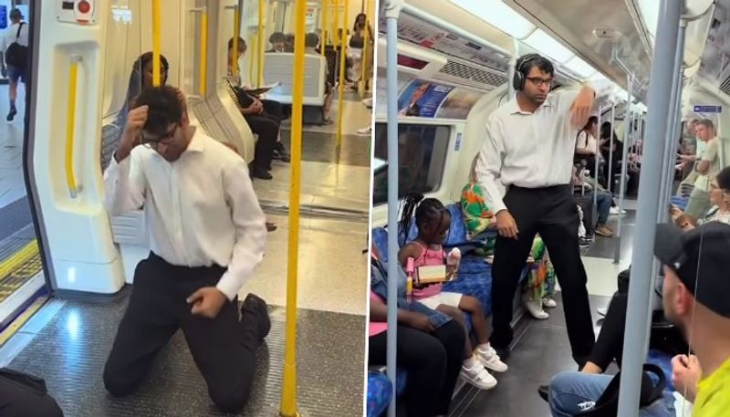 WATCH Indian man dances to Shah Rukh Khan iconic Chaiyya Chaiyya on London metro video goes viral gcw