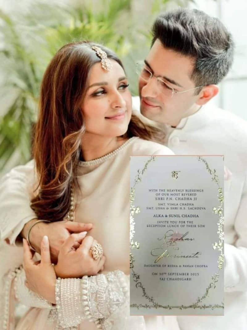 Parineeti chopra and Raghav Chadha wedding card goes viral on social media ZKAMN