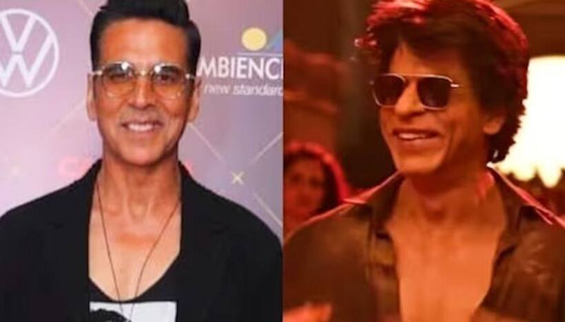 An old clip of Akshay Kumar calling Shah Rukh Khan on fan's request goes VIRAL   WATCH