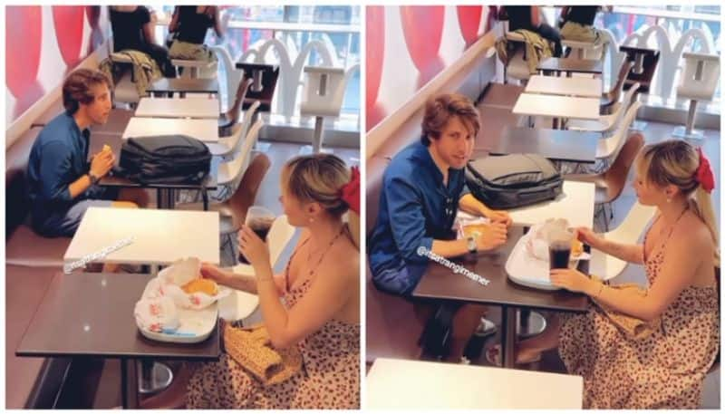 netizens call queen who invited the young man who was eating alone to eat with her bkg