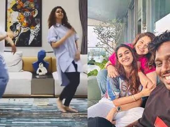 Keerthy Suresh Dancing Jawan Chaleya Song with Director Atlee wife JMS