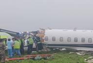 mumbai airport private plan with 8 passengers veers off runway due to heavy rain kxa 