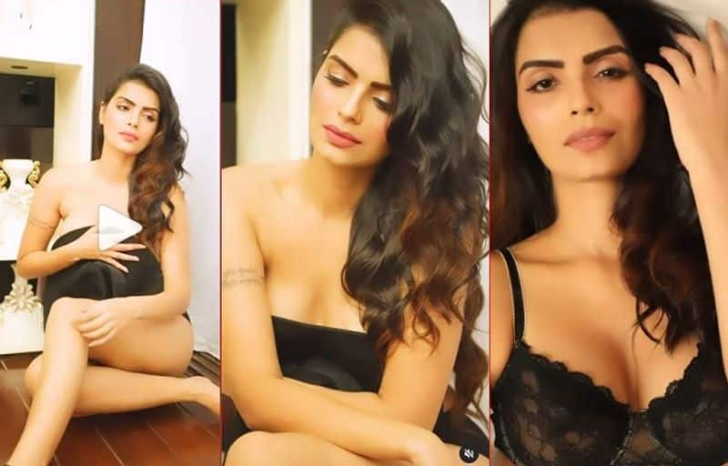 Bigg boss fame Sonali raut post topless video on Instagram hotness overloaded ckm