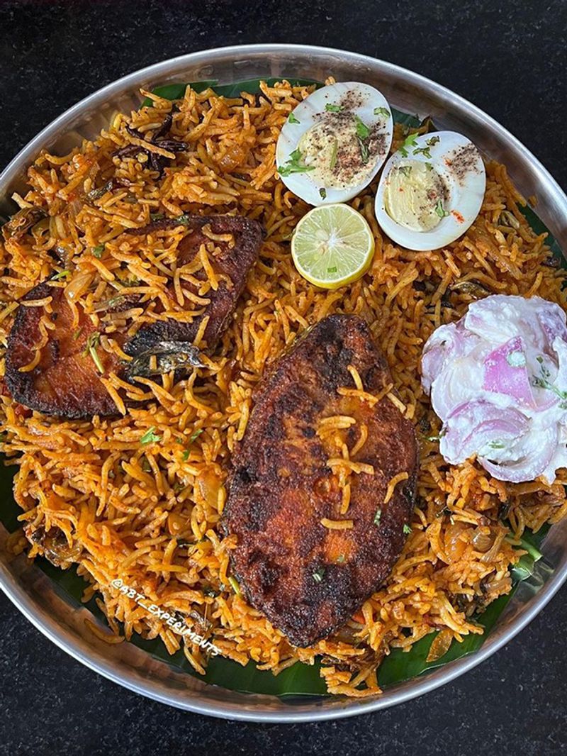 restaurant style fish biryani recipe in tamil mks