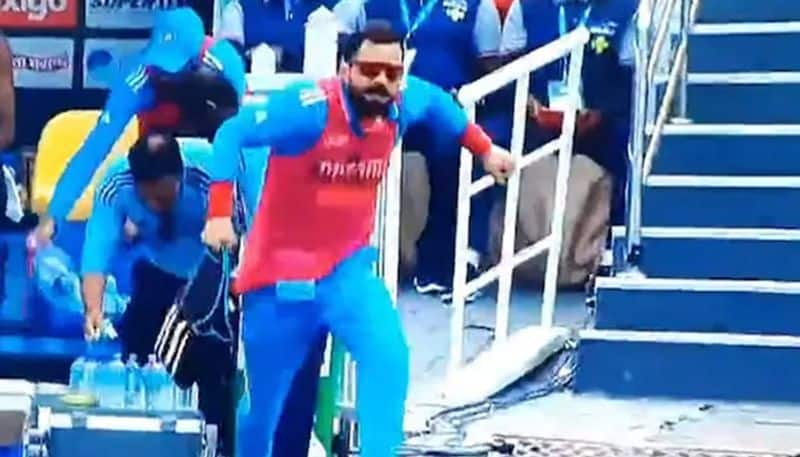 Asia Cup 2023 Virat Kohli Turns Water Boy For Indian Cricket Team video goes viral kvn