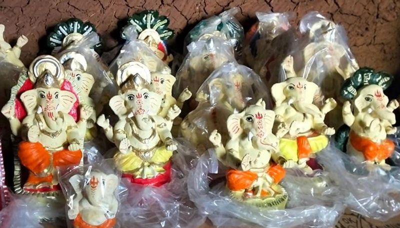 Ambikapur: Eco-friendly Ganesha idols crafted by women SHGs in high demand