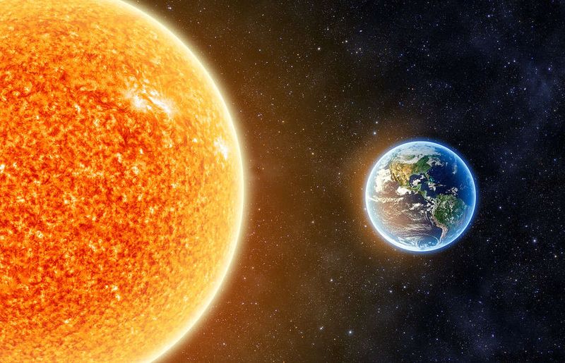 science Explainer What If Earth Was As Big As the Sun san