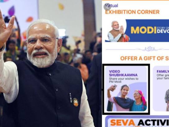 A chance to send birthday wishes directly to the Prime Minister.. 'Express Your Seva Bhav' campaign has started on Namo app..ISR