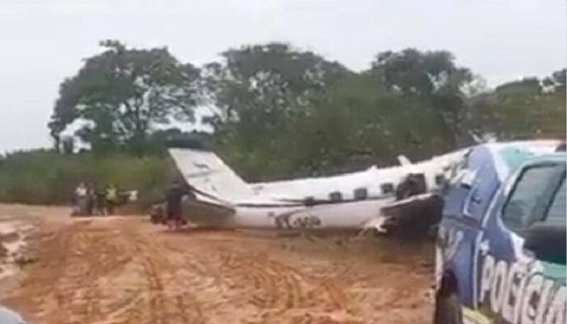 A plane crashed in the Amazon in Brazil.. 12 passengers and two crew members died..ISR