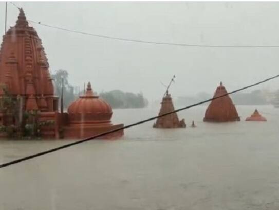 Floods in Madhya Pradesh.. Temples submerged in water in Ujjain..ISR