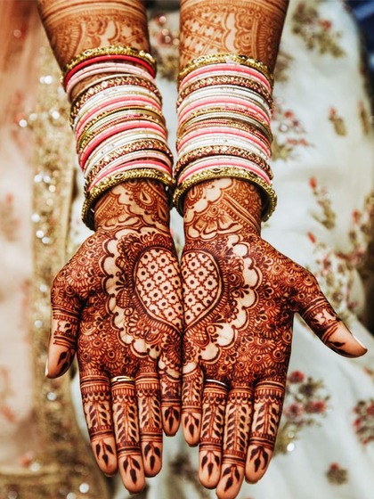 Hartalika Teej mehendi design