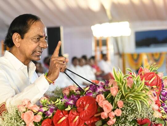 Congress is the cause of backwardness of Telangana, Think before voting: KCR RMA