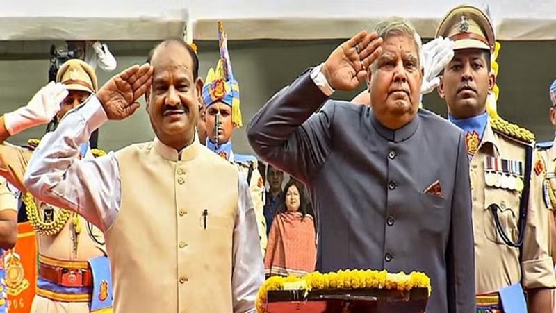 Vice president Rajya Sabha Chairman hoists national flag at new Parliament building ahead of special session smp