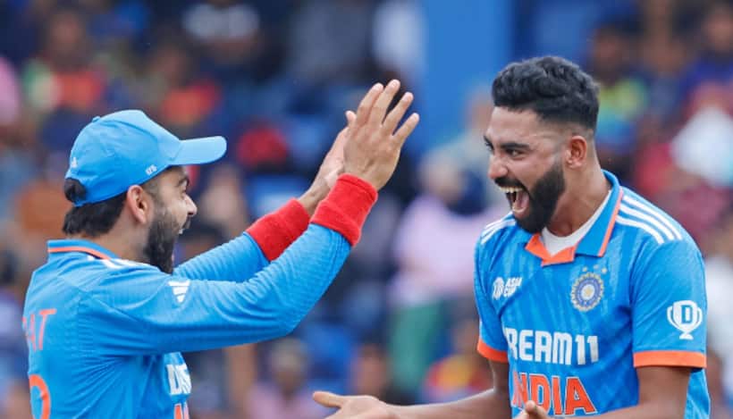 సిరాజ్ చేసిన పనికి నవ్వు ఆపుకోలేకపోయిన కోహ్లీ..వీడియో..!