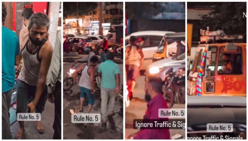 video of the truck driver Buying Alcohol During Traffic Jam has gone viral bkg