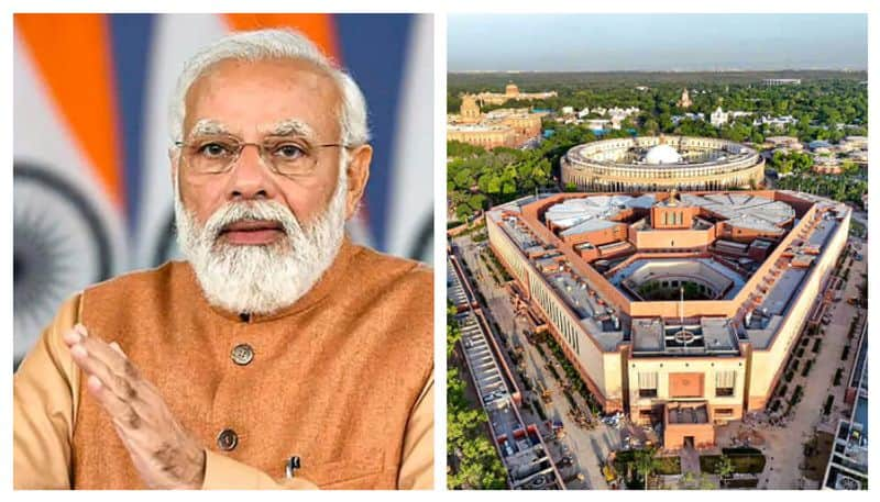 PM Modi chairs meeting of Union Cabinet in Parliament House sgb