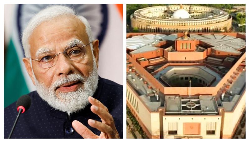 PM Modi To Hold Constitution Handbook While Entering New Parliament Today sgb