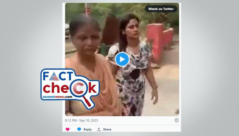 video of woman forced into old age home goes viral fact check jje 