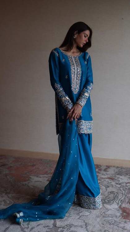 शरारा सूट (sharara suit design)