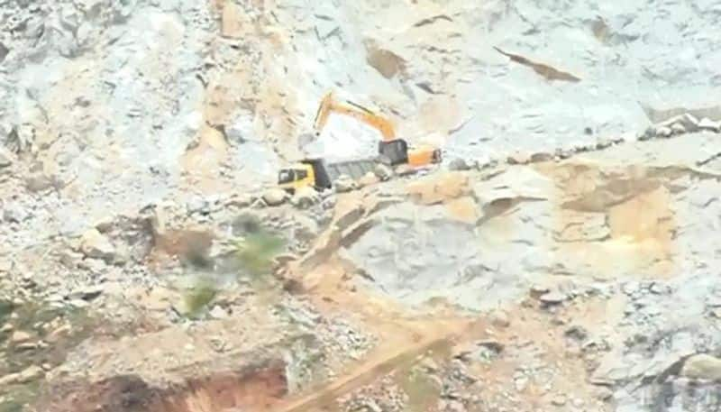 People Anxious due to Illegal Stone Mining in Chitradurga grg 