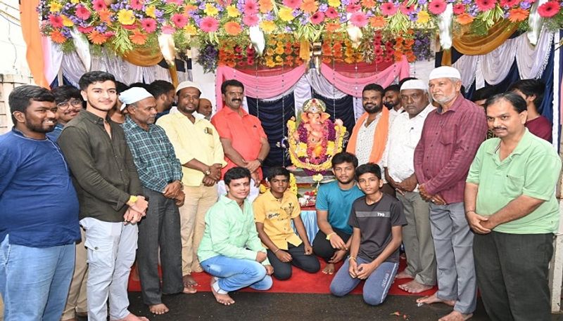 Hindu Muslim Celebration of Gauri Ganesha Festival Together in Mysuru grg