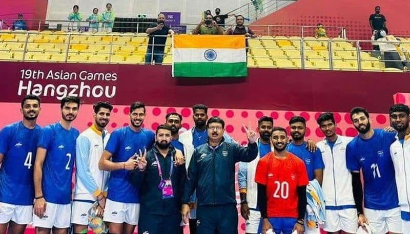 Asian Games 2023 Indian Volleyball Team Thrash Cambodia kvn