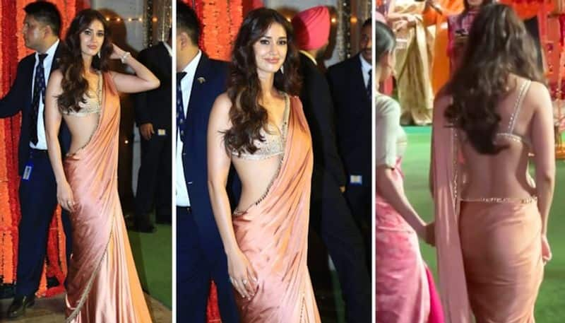 Photos Disha Patani trolled for her 'cleavage-revealing' blouse at Ganesh Chaturthi puja  RBA