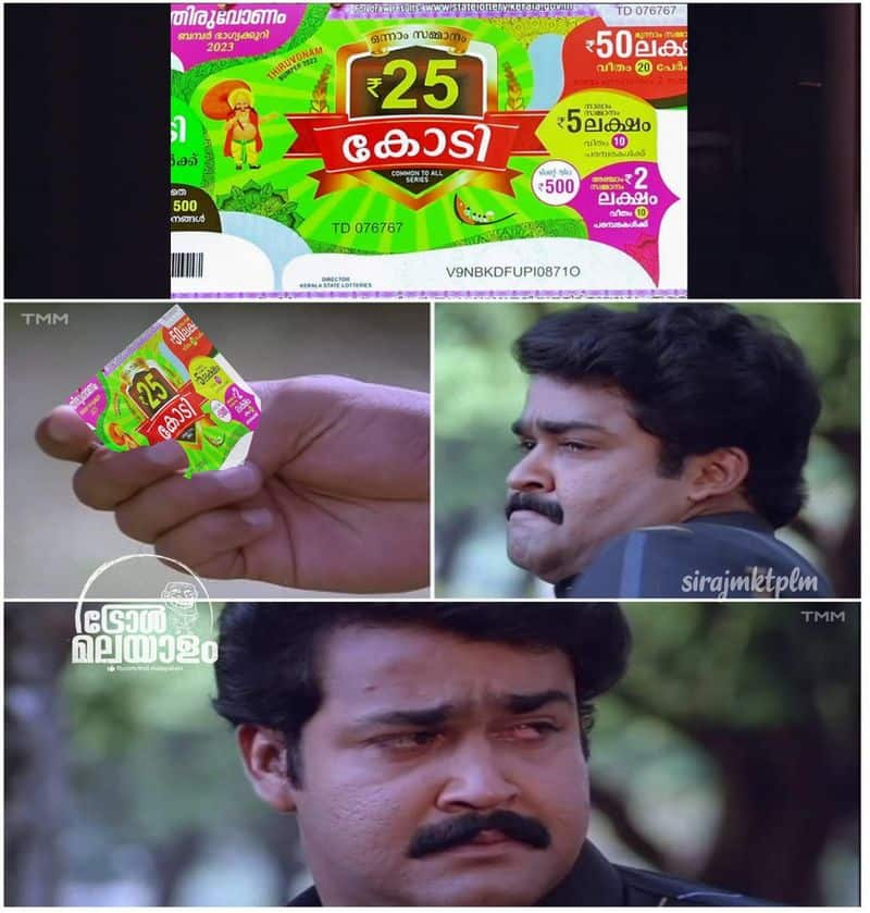 kerala lottery onam thiruvonam bumper br-93 25 crore troll nrn