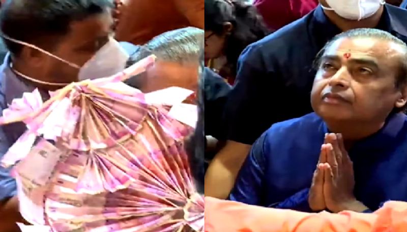 Mukesh Ambani Offers Garland Made 2,000 Notes At Lalbaugcha Raja apk 