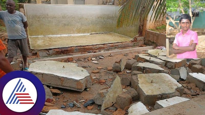 Student dies after water tank wall collapses in gollahalli at ramanagar rav