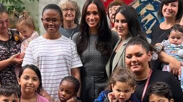 Meghan Markle and Prince Harry show support for women by making sudden visit to Usseldorf community cafe ADC