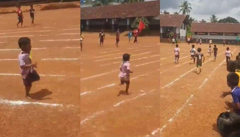 Minister V Sivankutty praises young boy for exceptional running skill gkc