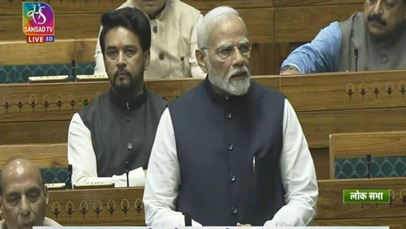 PM Modi thanks to all members for their support to pass women reservation bill in loksabha smp