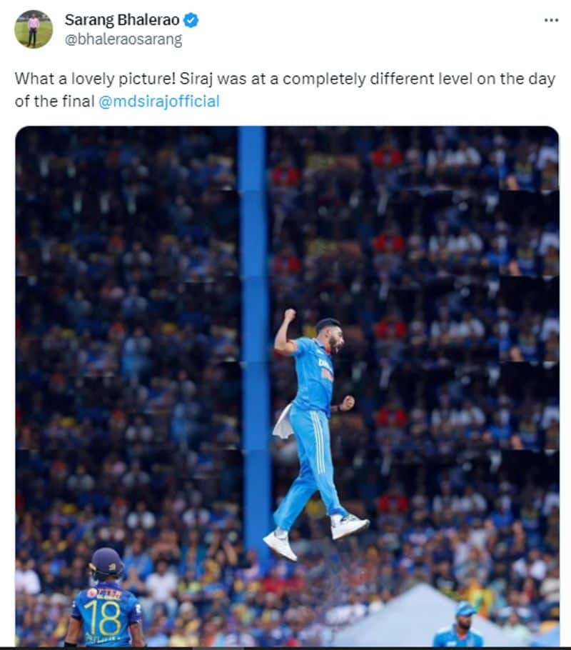 Viral photo of cricketer Mohammed Siraj celebration digitally altered jje 