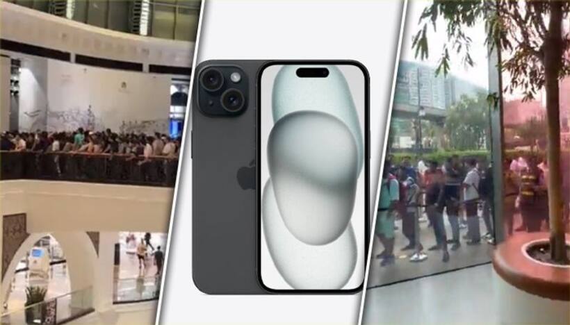 Apple iPhone 15 series sale begins: Long queues outside Mumbai, Delhi, Dubai stores   WATCH